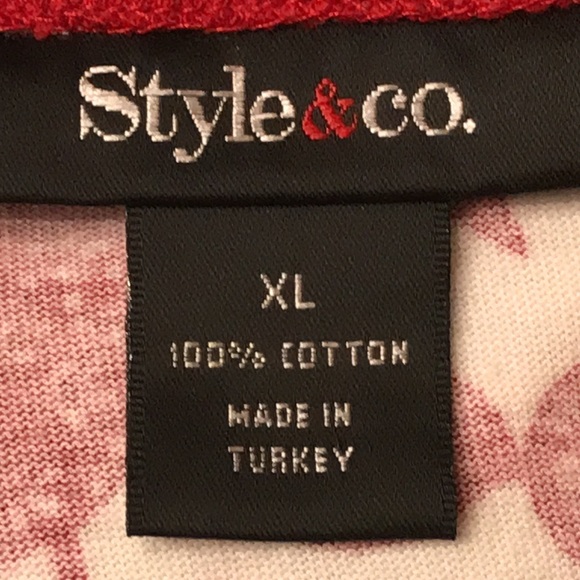 Style&Co Women’s Deep Vee Top - Picture 3 of 6